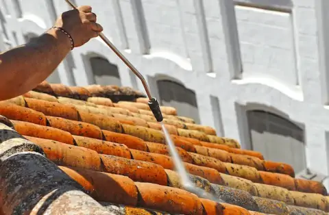 Nettoyage de toitures - Huismes